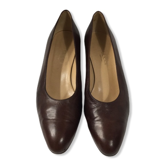 GUCCI | Vintage Italian Leather Pumps - Classic - Picture 2 of 12